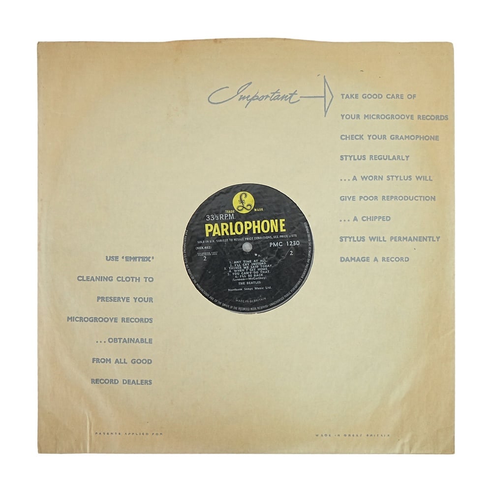 THE BEATLES FULLY SIGNED "A HARD DAY'S NIGHT" UK LP - 5