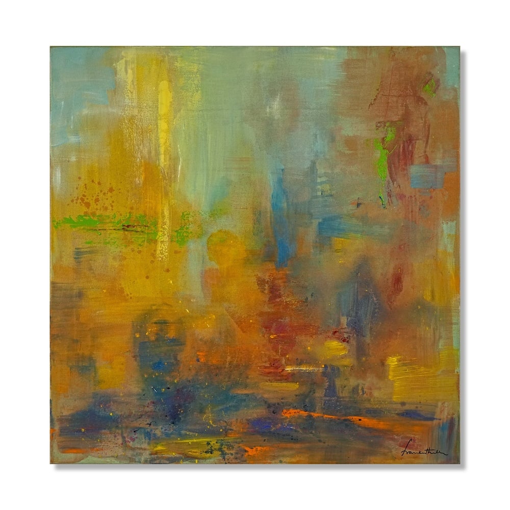 HELEN FRANKENTHALER (1928-2011), ATTRIBUTED TO, ACRYLIC ON CANVAS (1 of 3)