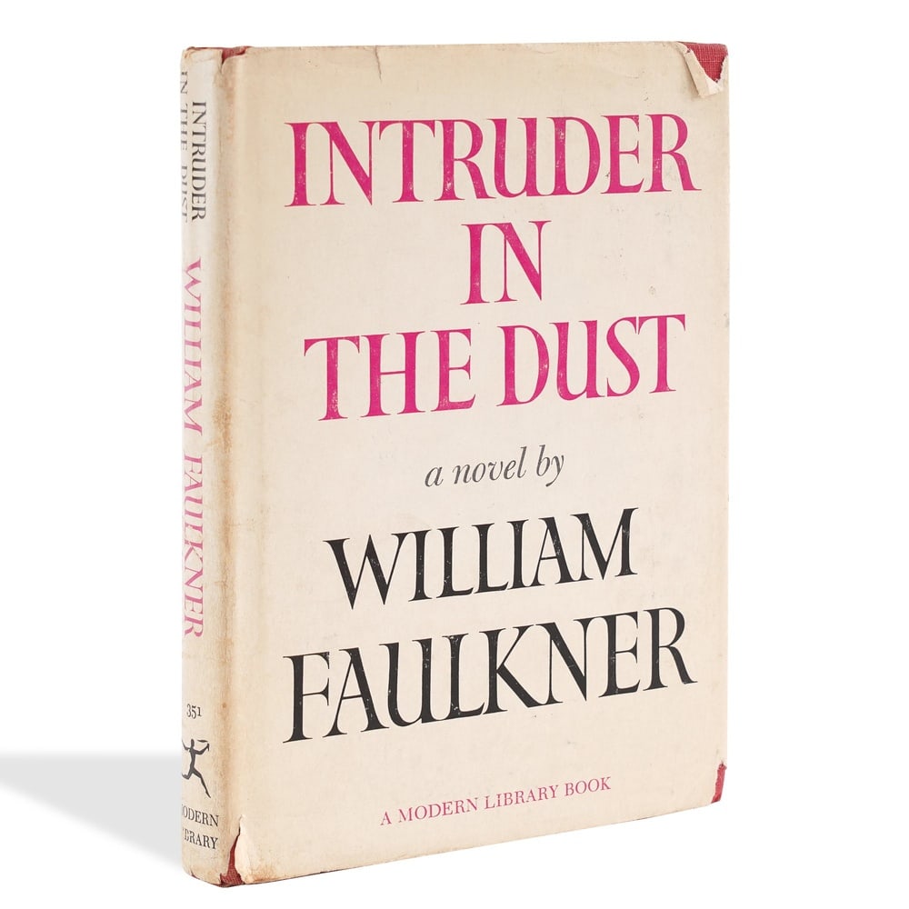 WILLIAM FAULKNER SIGNED "INTRUDER IN THE DUST" (1 of 5)