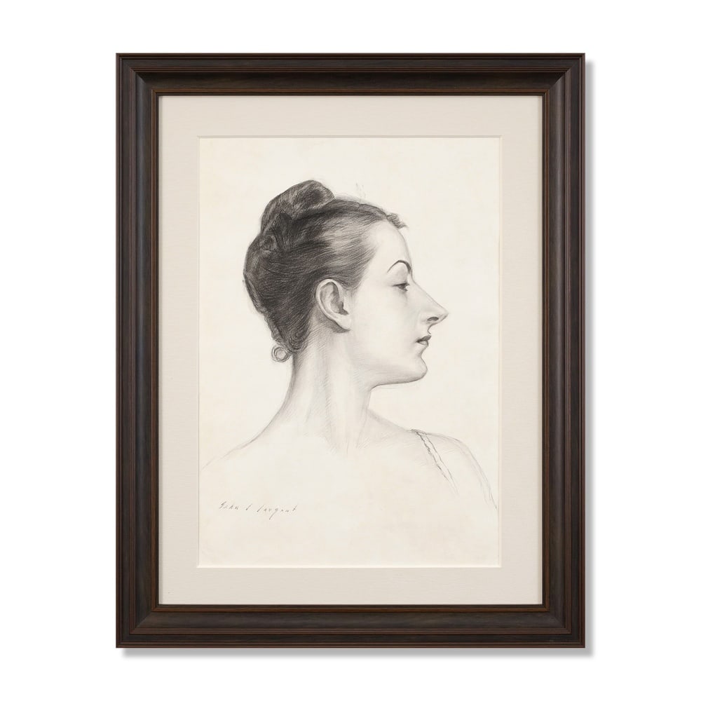 JOHN SINGER SARGENT (1856-1925), ATTRIBUTED TO, CHARCOAL ON PAPER (1 of 3)