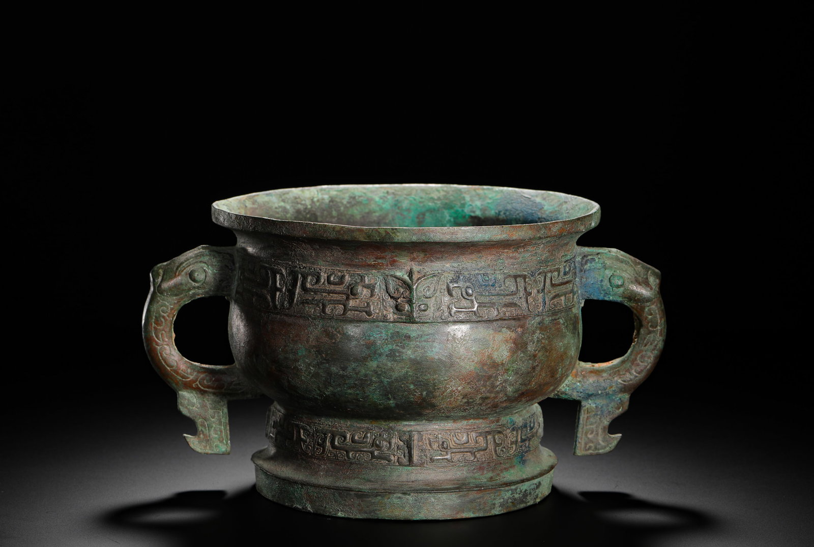 WESTERN ZHOU BRONZE BEAST-FACE PATTERNED GUI (1 of 12)