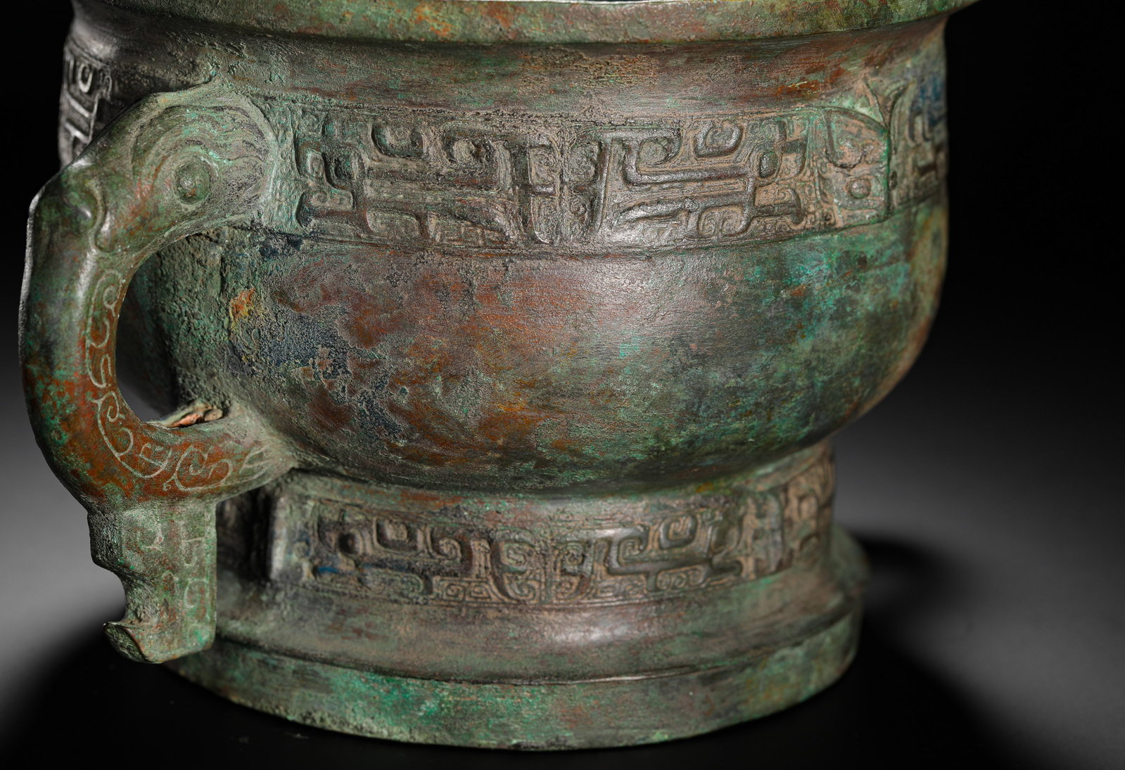 WESTERN ZHOU BRONZE BEAST-FACE PATTERNED GUI - 6