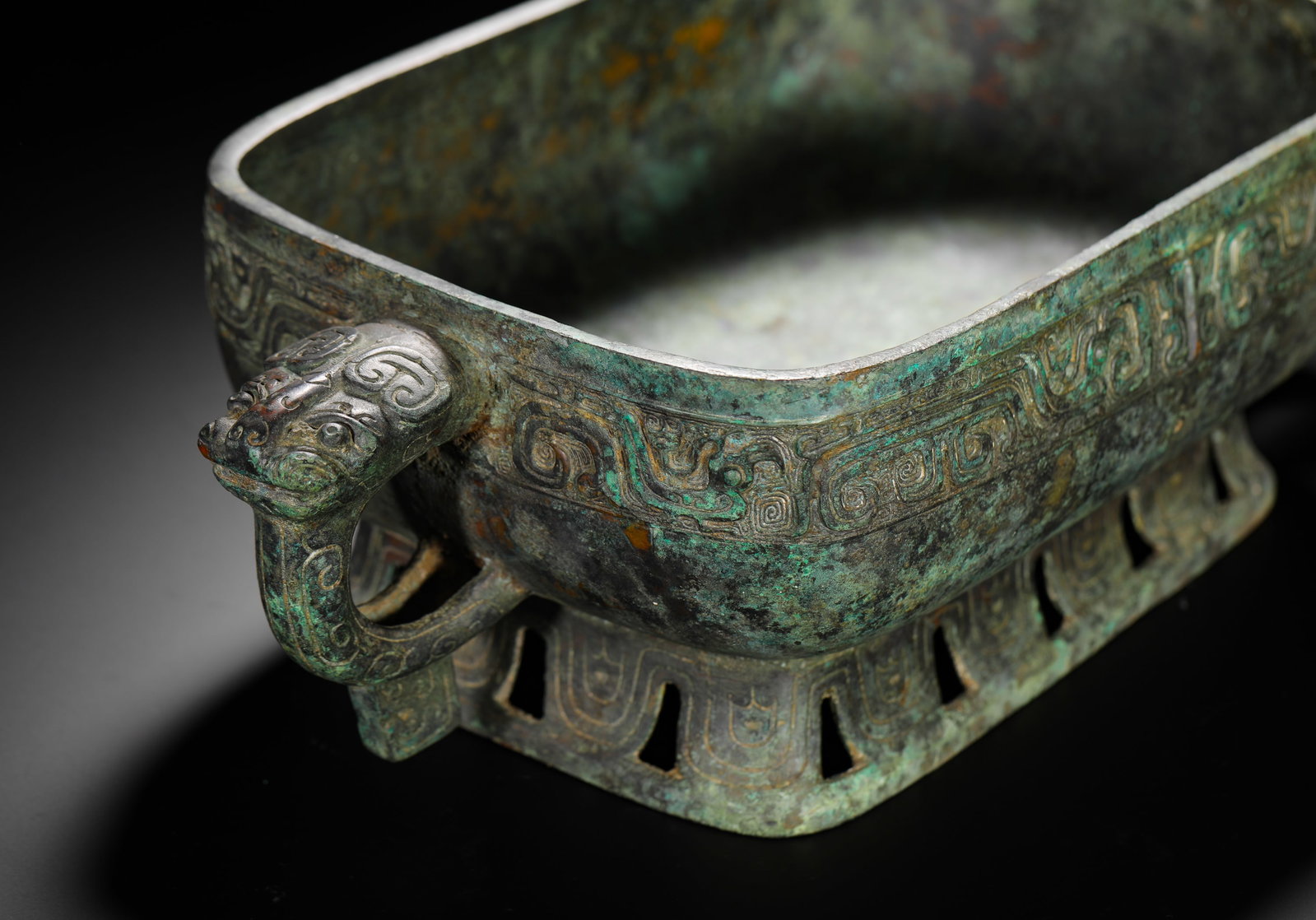 WESTERN ZHOU BRONZE BEAST FACE PATTERN ? - 3