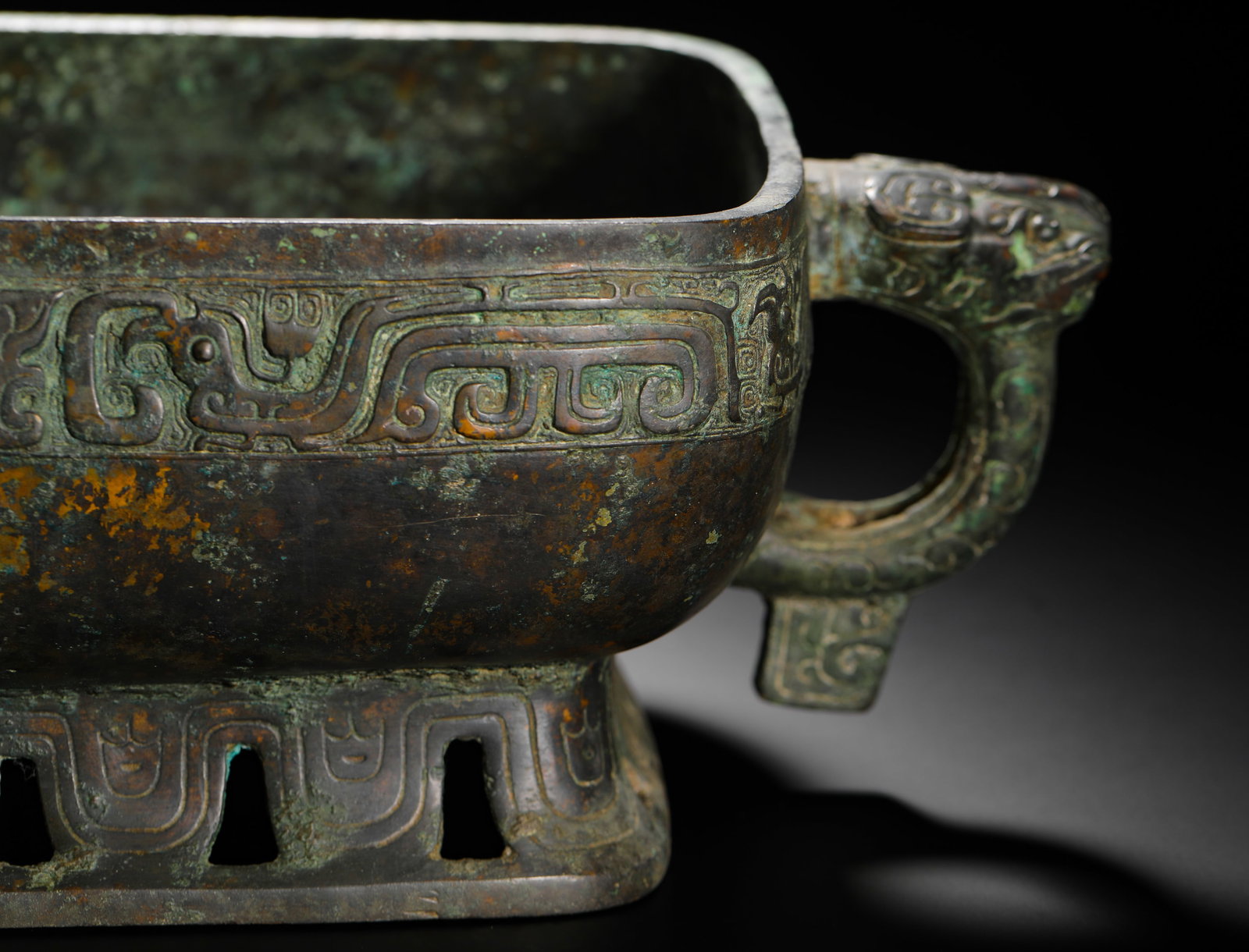 WESTERN ZHOU BRONZE BEAST FACE PATTERN ? - 8