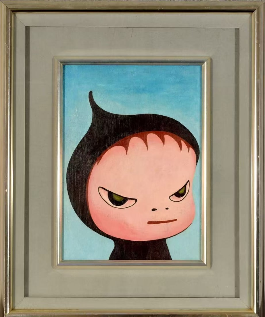 YOSHITOMO NARA (ATTRIBUTED) OIL PAINTINGS (1 of 5)