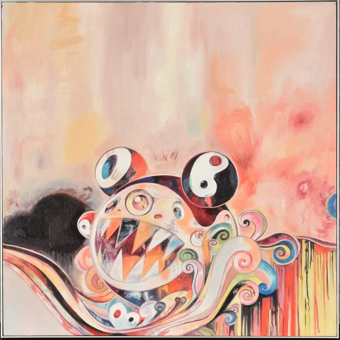 TAKASHI MURAKAMI (ATTRIBUTED) OIL PAINTINGS (1 of 6)