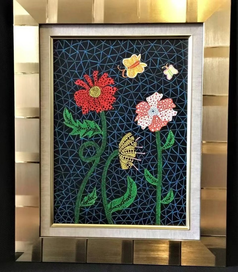 YAYOI KUSAMA (ATTRIBUTED) OIL PAINTINGS (1 of 7)