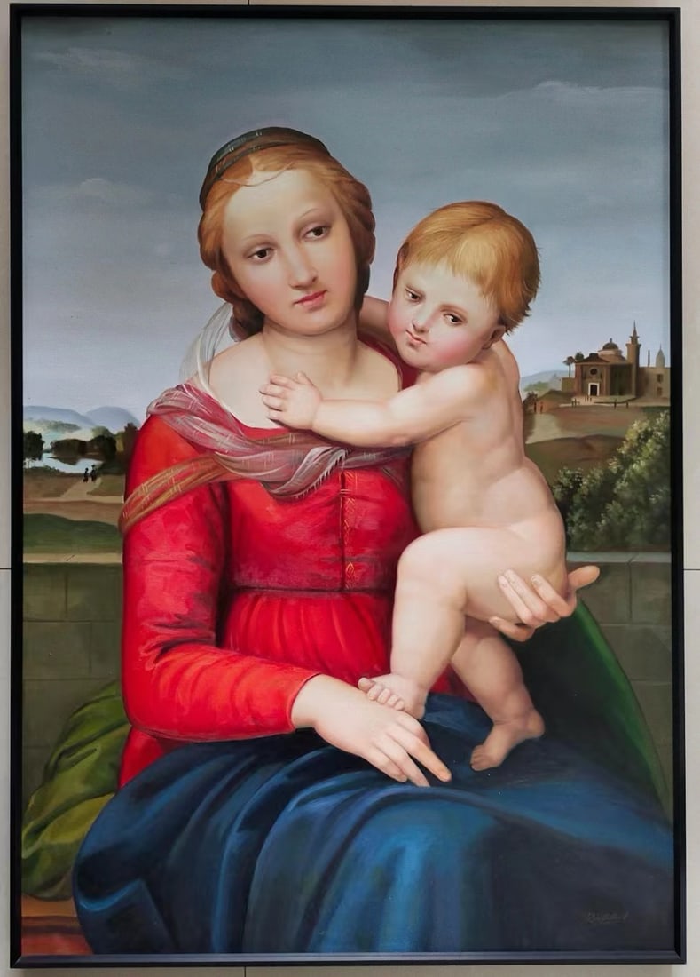 RAPHAEL SANCI (ATTRIBUTED) OIL PAINTINGS (1 of 4)