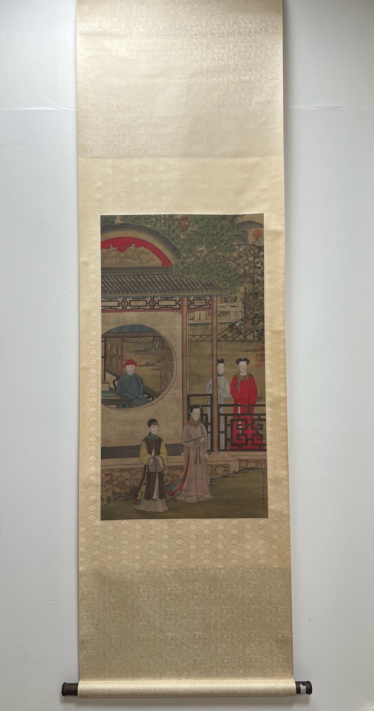LANG SHINING'S SILK FIGURE PAINTINGS (1 of 7)