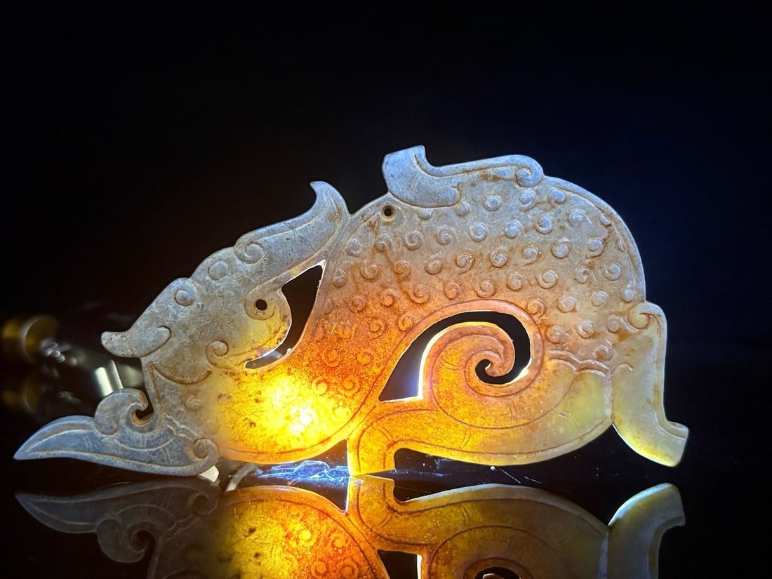 WARRING STATES JADE DRAGON - 4