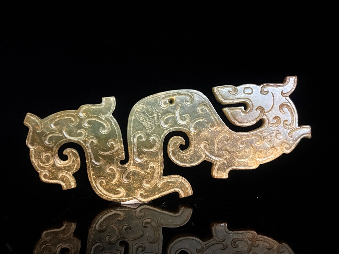 WARRING STATES JADE DRAGON - 3