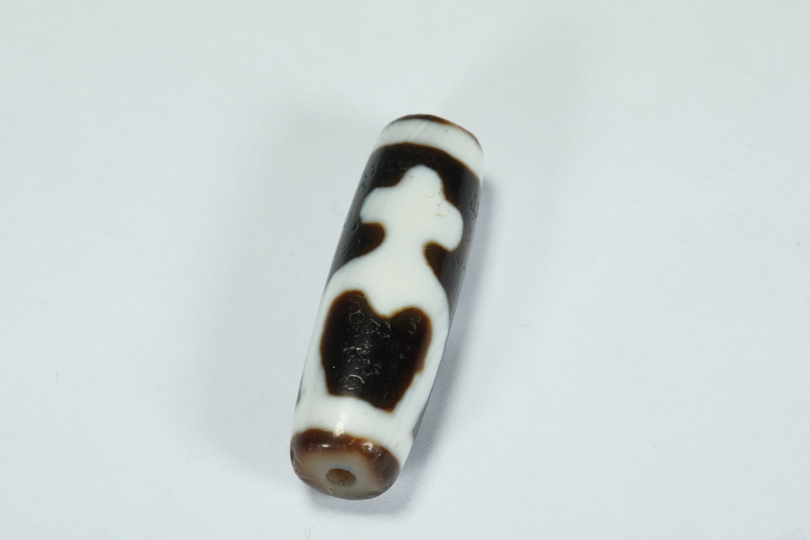 TANG DYNASTY DZI BEADS: L:3.5CM