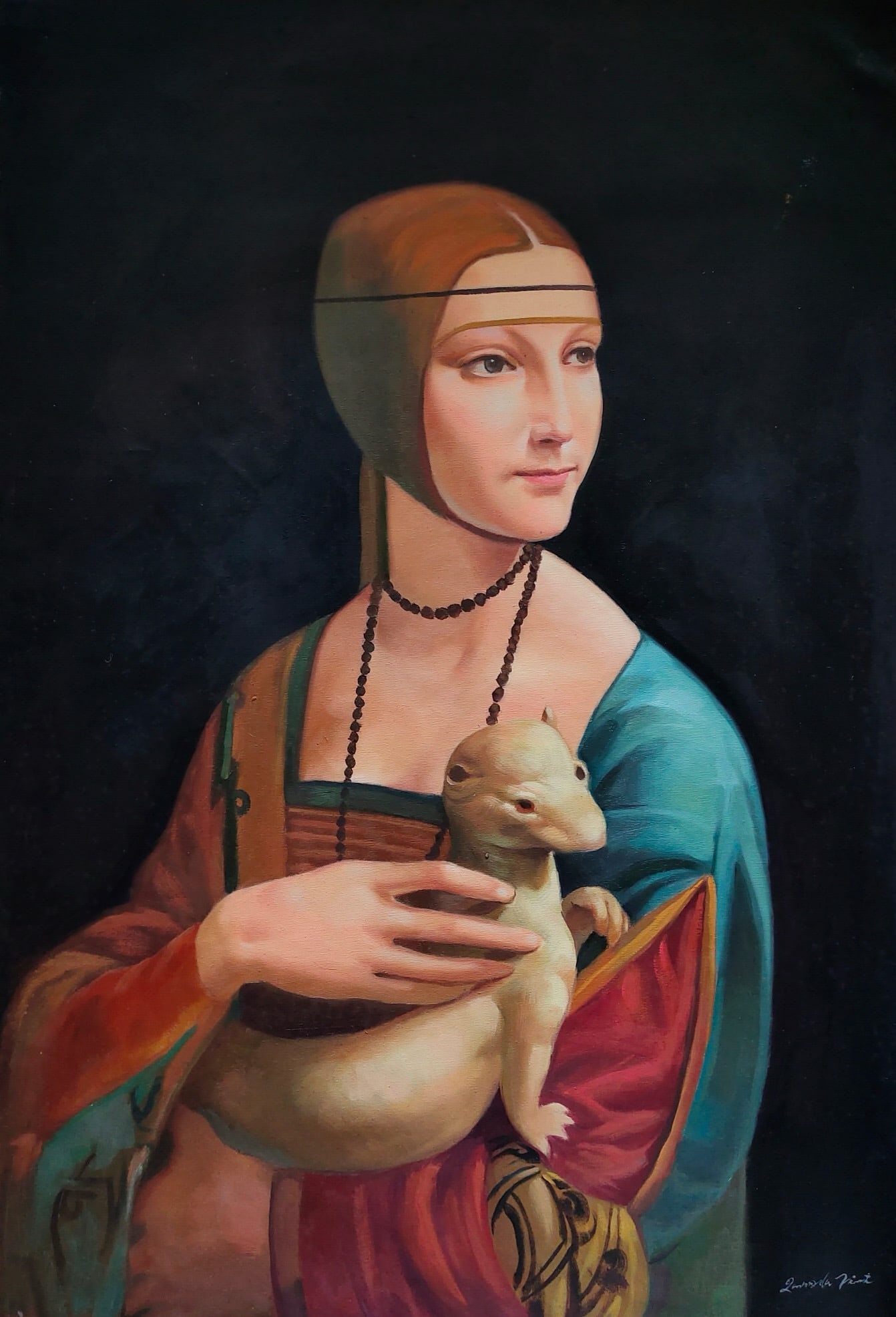 LEONARDO DA VINCI (ATTRIBUTED) OIL PAINTINGS (1 of 4)