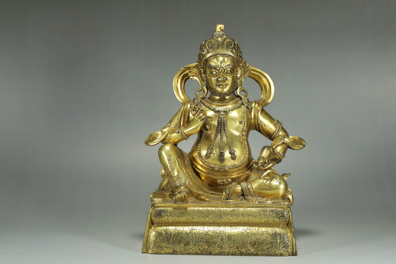 GILDED GOD OF WEALTH FROM THE QING DYNASTY (1 of 7)