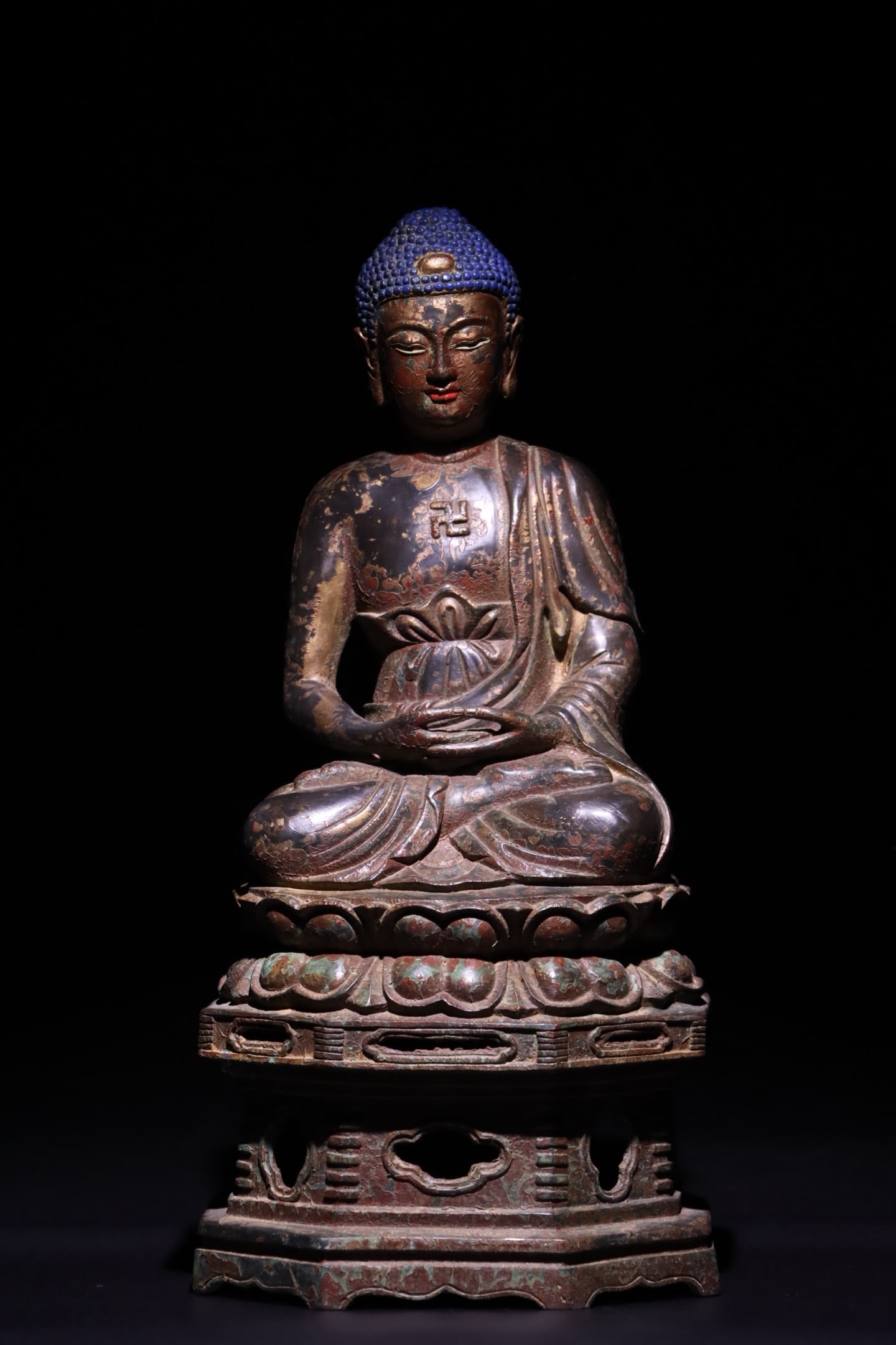 MING DYNASTY BRONZE BUDDHA (1 of 6)