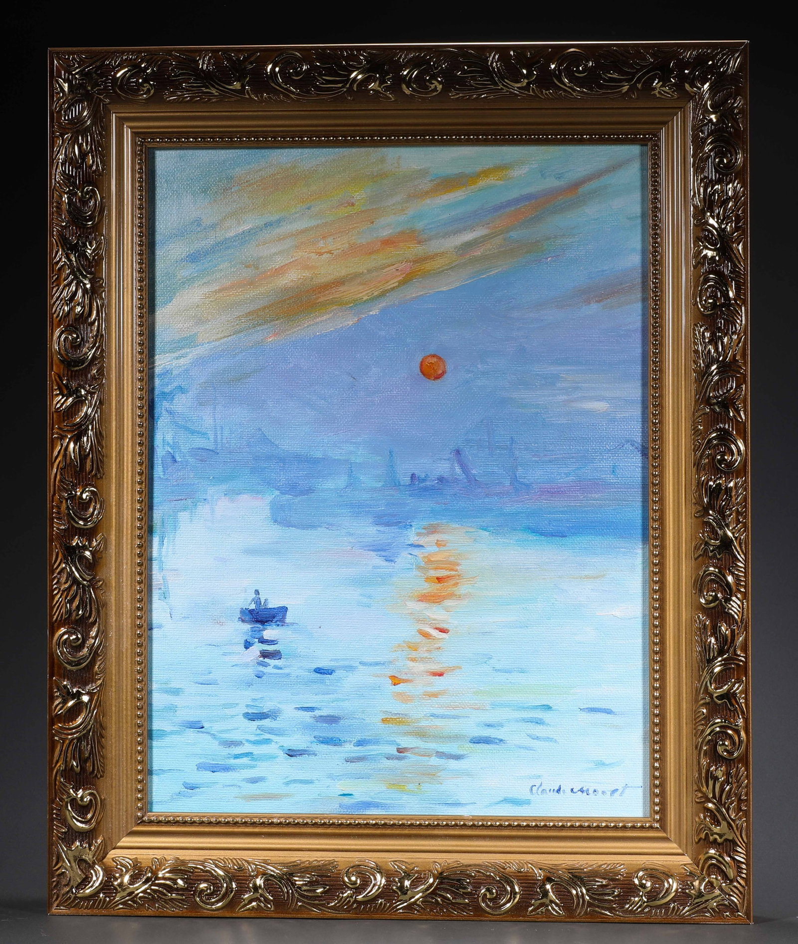 CLAUDE MONET (FRENCH, 1840-1926), ATTRIBUTED TO,OIL ON CANVAS: 29CM (11.42IN) *39CM (15.35IN) , 40CM (15.75IN) *50CM (19.69IN)
