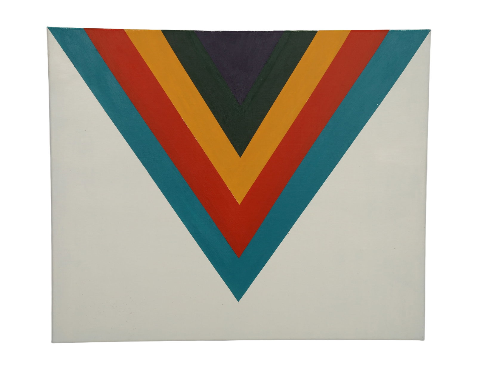 KENNETH NOLAND (1924-2010) ATTRIBUTED TO, ACRYLIC ON CANVAS (1 of 9)