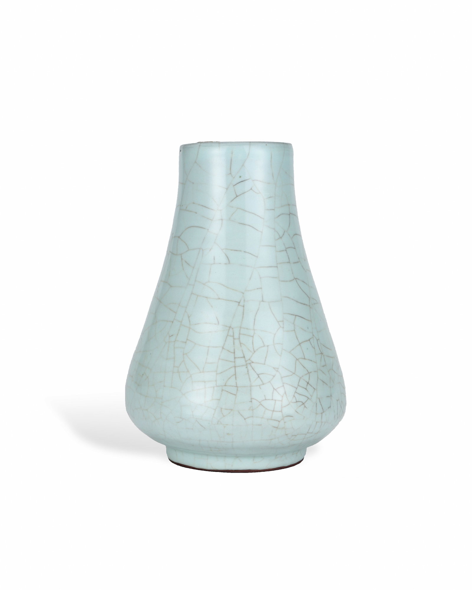 NORTHERN SONG DYNASTY OFFICIAL KILN POWDER BLUE GLAZED VASE (1 of 4)