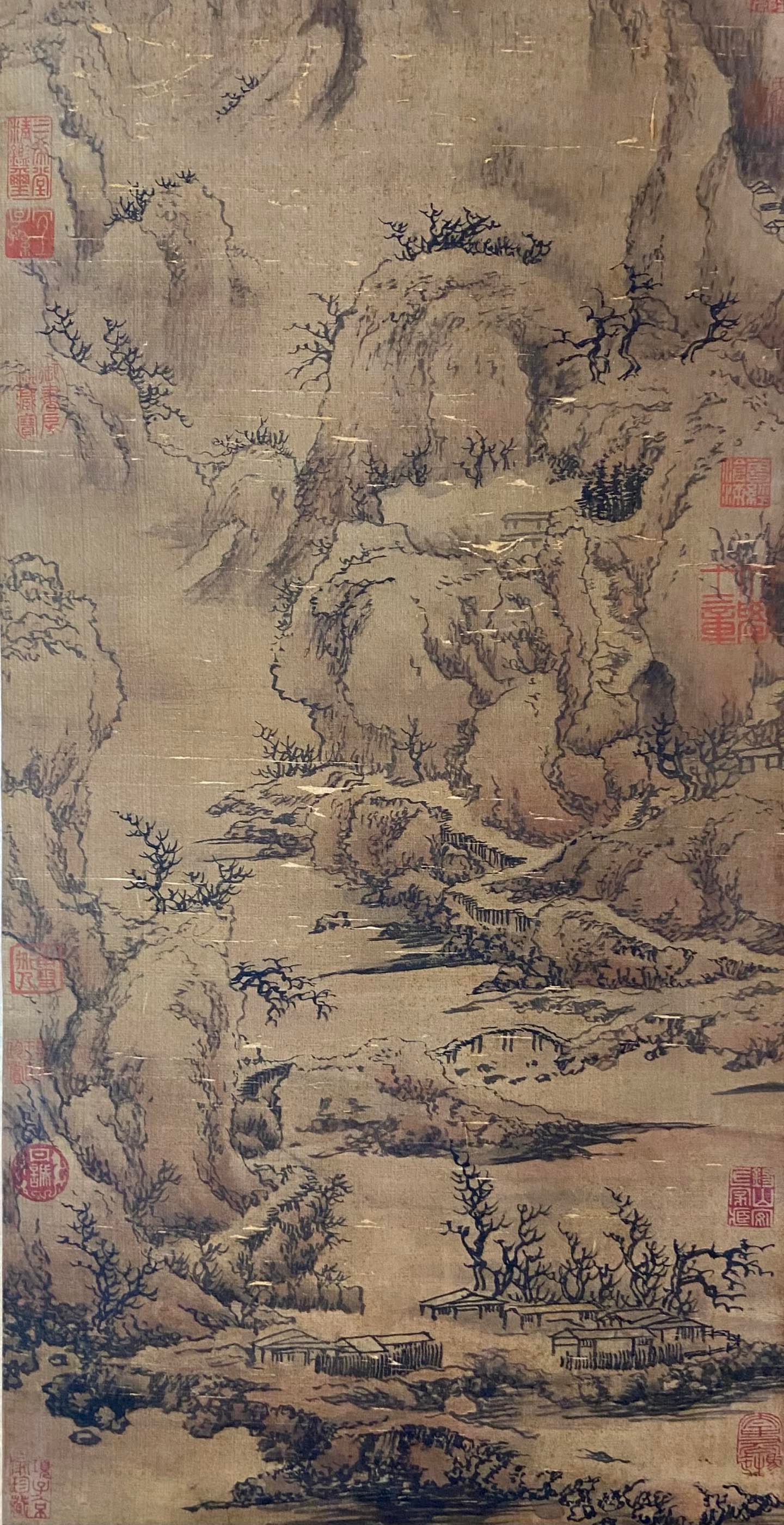 Su Shi Vertical Scroll Landscape - 4
