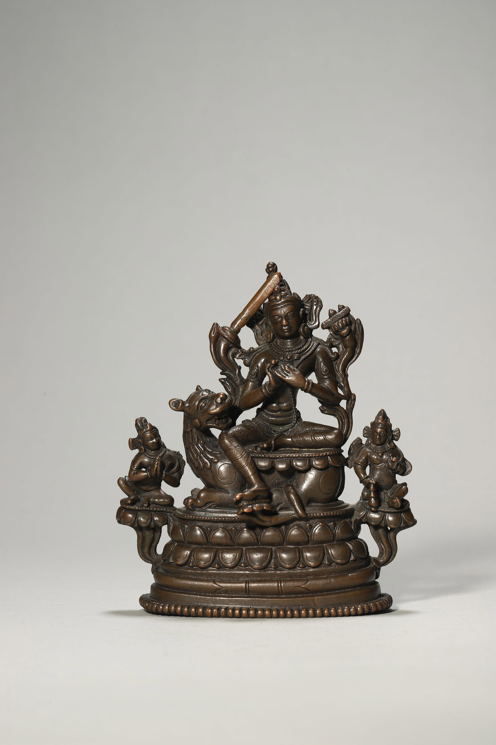 10th Century Bronze Seated Buddha, Pala Style (1 of 8)