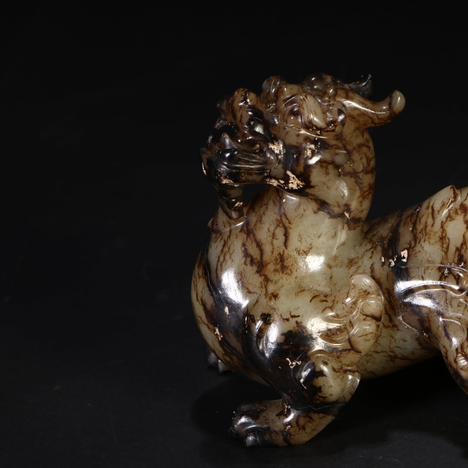 Han Dynasty, Jade Pixie Mythical Beast - 3