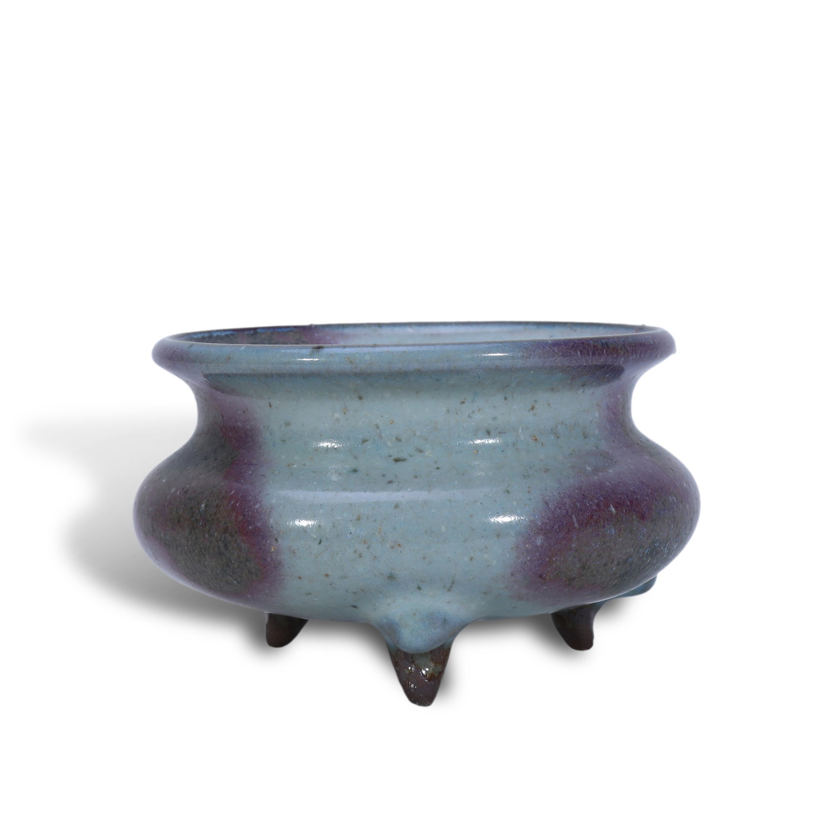 Song Dynasty Jun Kiln, Tripod Censer with Purple Splashes (1 of 5)