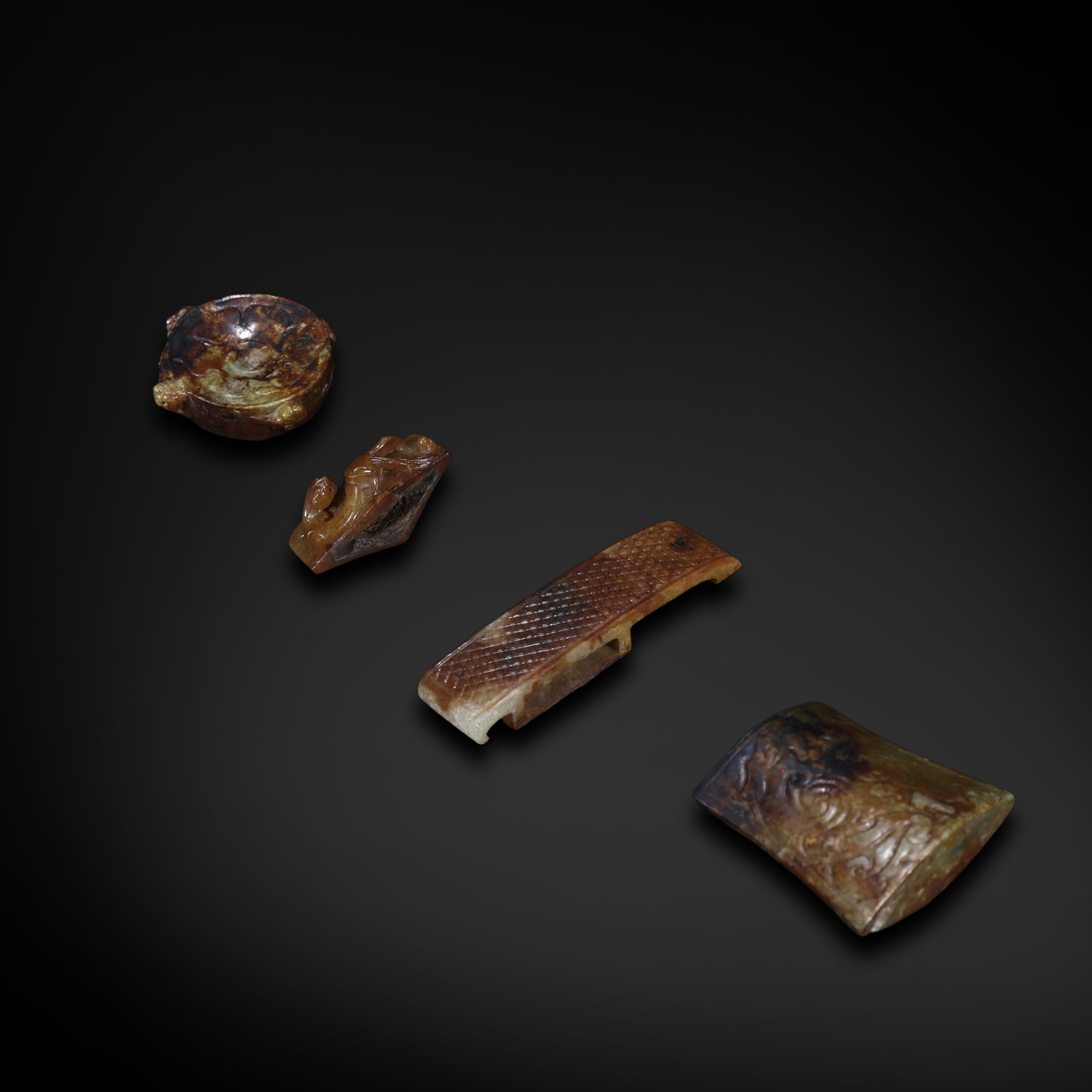 Warring States Period A set of jade sword fittings (1 of 5)
