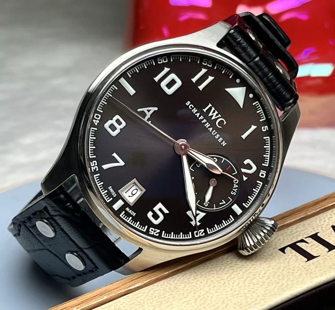 IWC BIG PILOT AUTOMATIC WATCH, ANTOINE DE SAINT-EXUP?RY SPECIAL EDITION, 7 DAYS POWER RESERVE: Name IWC Big Pilot Automatic Watch, Antoine de Saint-Exup??ry Special Edition, 7 Days Power Reserve Dimensions