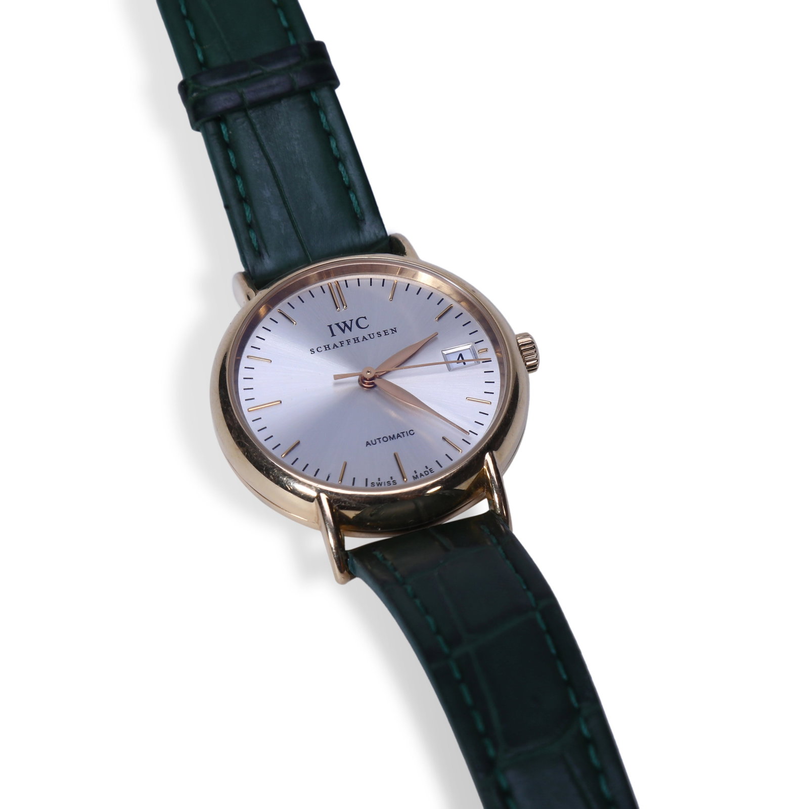 IWC SCHAFFHAUSEN PORTOFINO ULTRA-THIN DRESS COLLECTION 18K YELLOW GOLD WATCH: Name IWC Schaffhausen Portofino Ultra-Thin Dress Collection 18K Yellow Gold Watch Dimensions