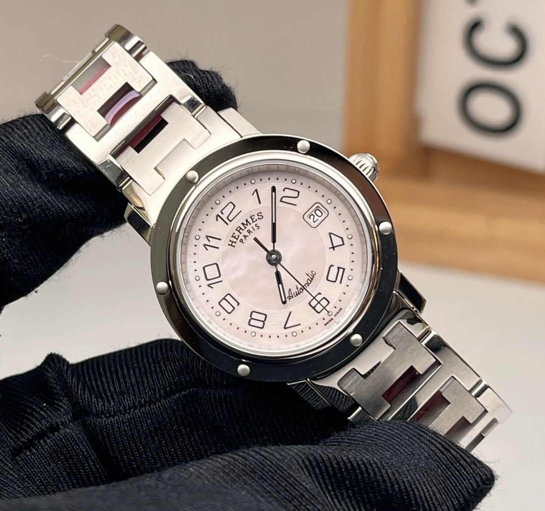 HERMES CLIPPER AUTOMATIC WATCH - 5