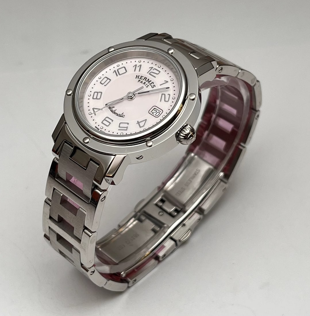 HERMES CLIPPER AUTOMATIC WATCH - 7
