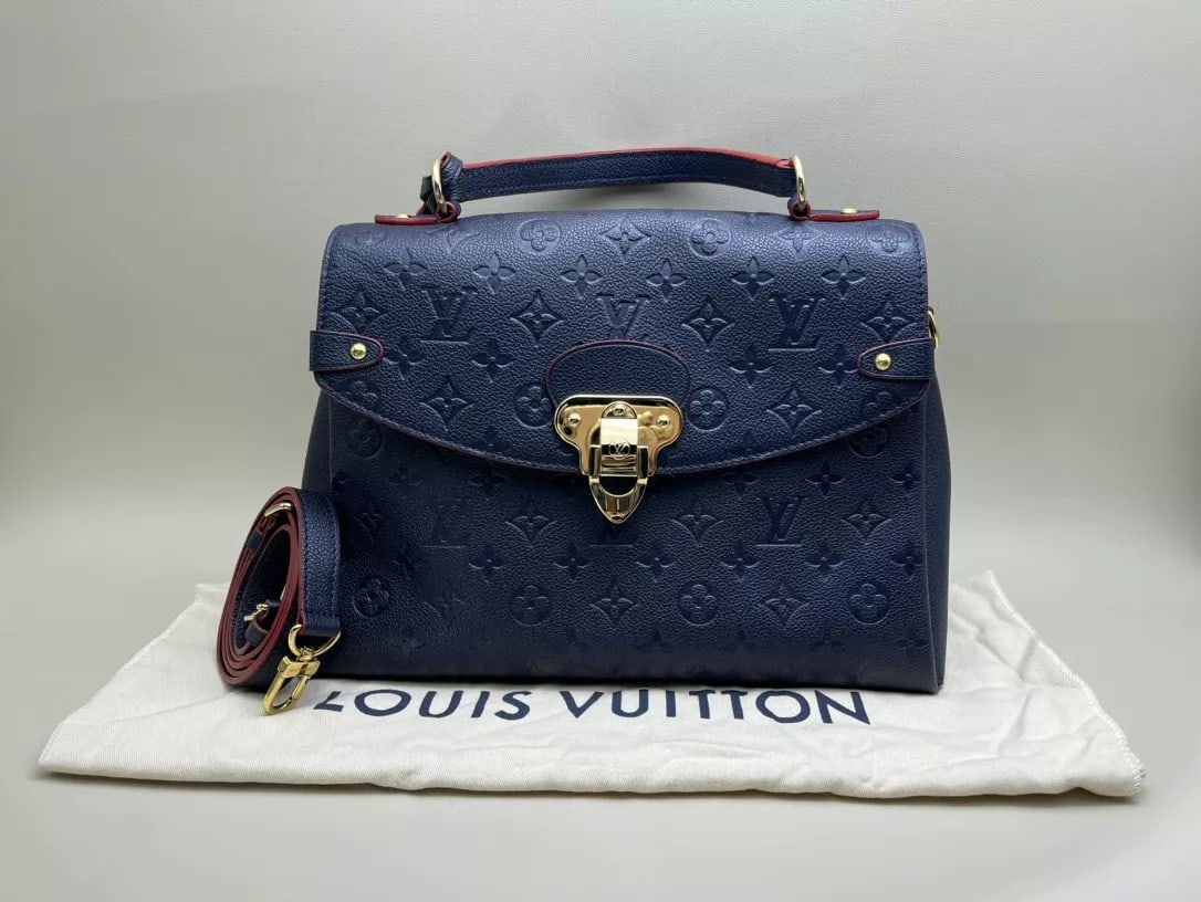 LOUIS VUITTON SAINT SULPICE PM MONOGRAM EMPREINTE LEATHER HANDBAG: Name Louis Vuitton Saint Sulpice PM Monogram Empreinte Leather Handbag Dimensions