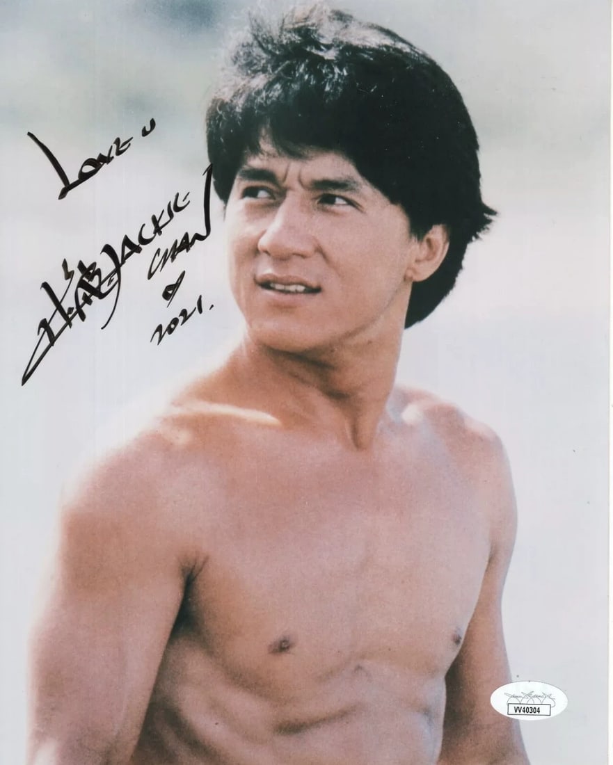 JACKIE CHAN, AUTOGRAPHED PHOTOGRAPH: Name Jackie Chan, Autographed Photograph Dimensions