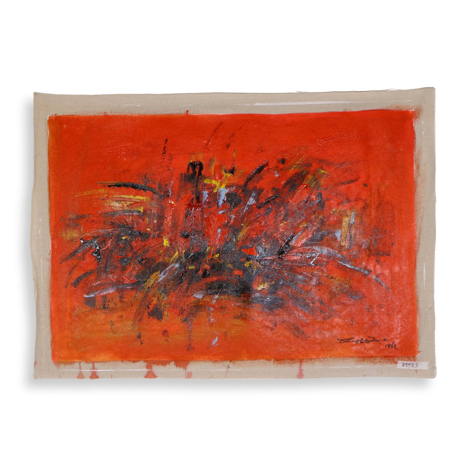 ZAO WOU-KI UNTITLED OIL ON CANVAS: Name Zao Wou-KiUntitledoil on canvas Dimensions ZAO WOU-KI (1920-2013)Chinese-French master of lyrical abstraction. Born in Beijing in 1920, Zao studied at the National Hangzhou Art Academy under Lin