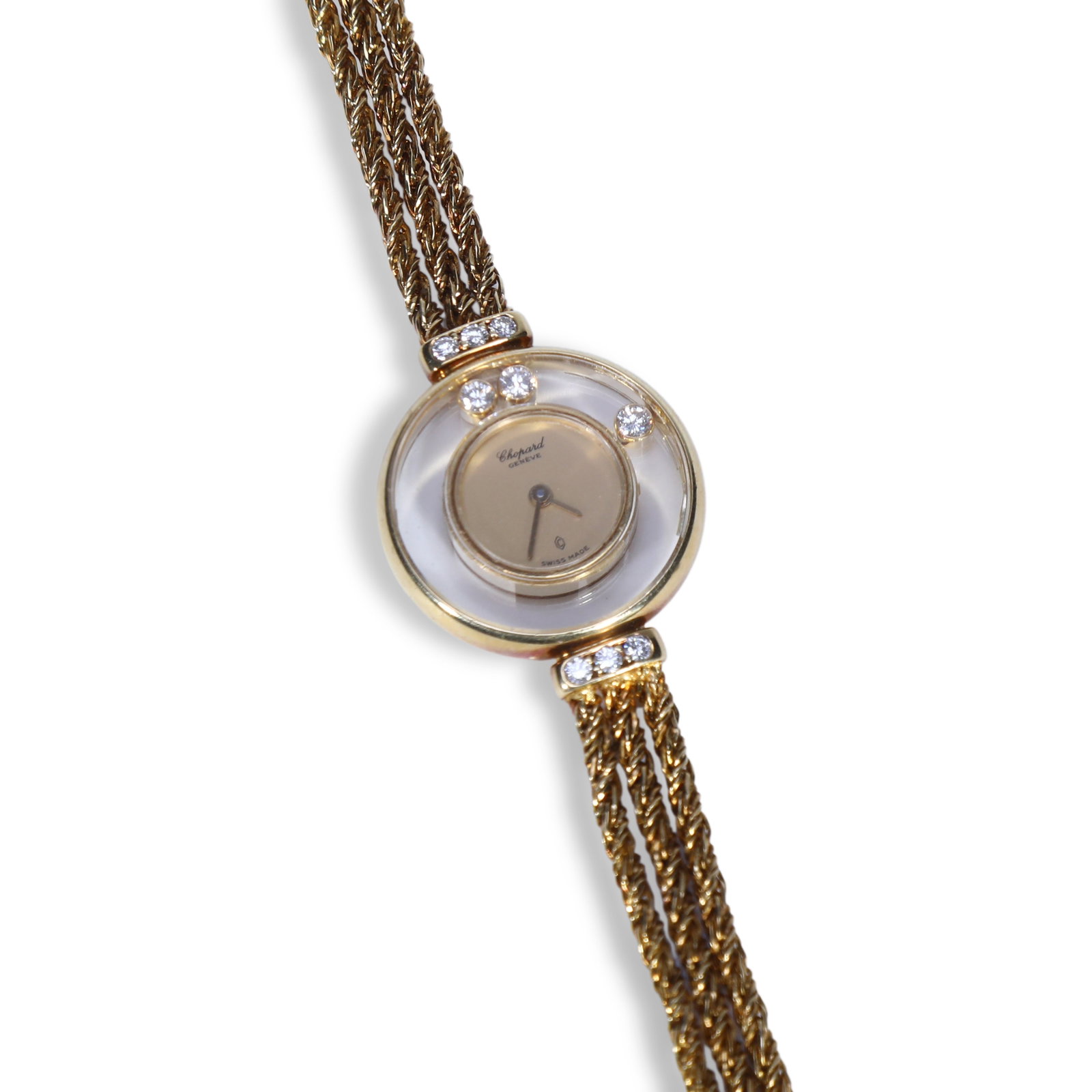 CHOPARD HAPPY DIAMONDS CLASSIC 18K YELLOW GOLD LADIES' WATCH (1 of 5)