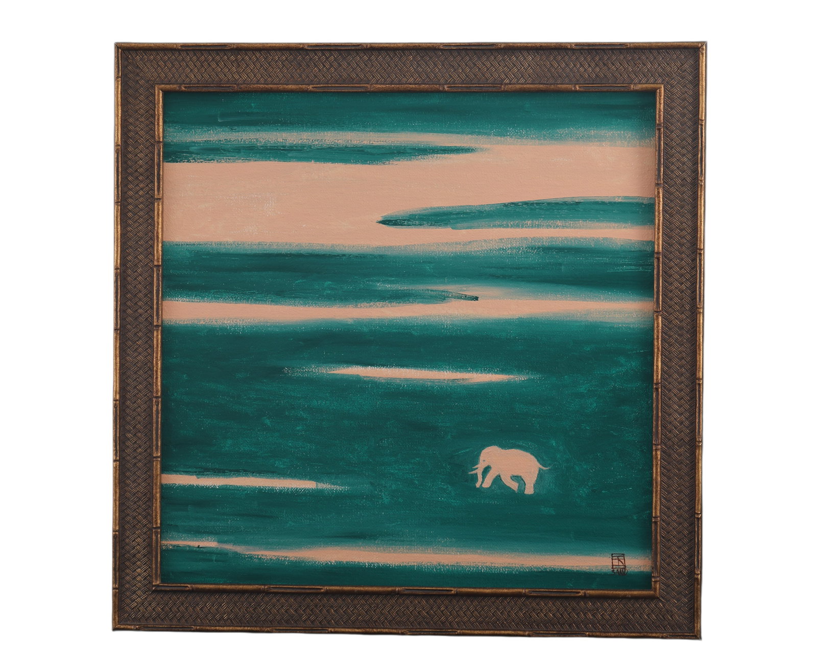 SANYU (CHINA 1901-1966), ATTRIBUTED TO,OIL ON CANVAS, ORIGINAL PERIOD FRAME: Sanyu (Chang Yu) was a preeminent Chinese painter active in France in the 20th century, a representative artist of the Paris School. He travelled to France in the same period as Xu Beihong and Lin Fen