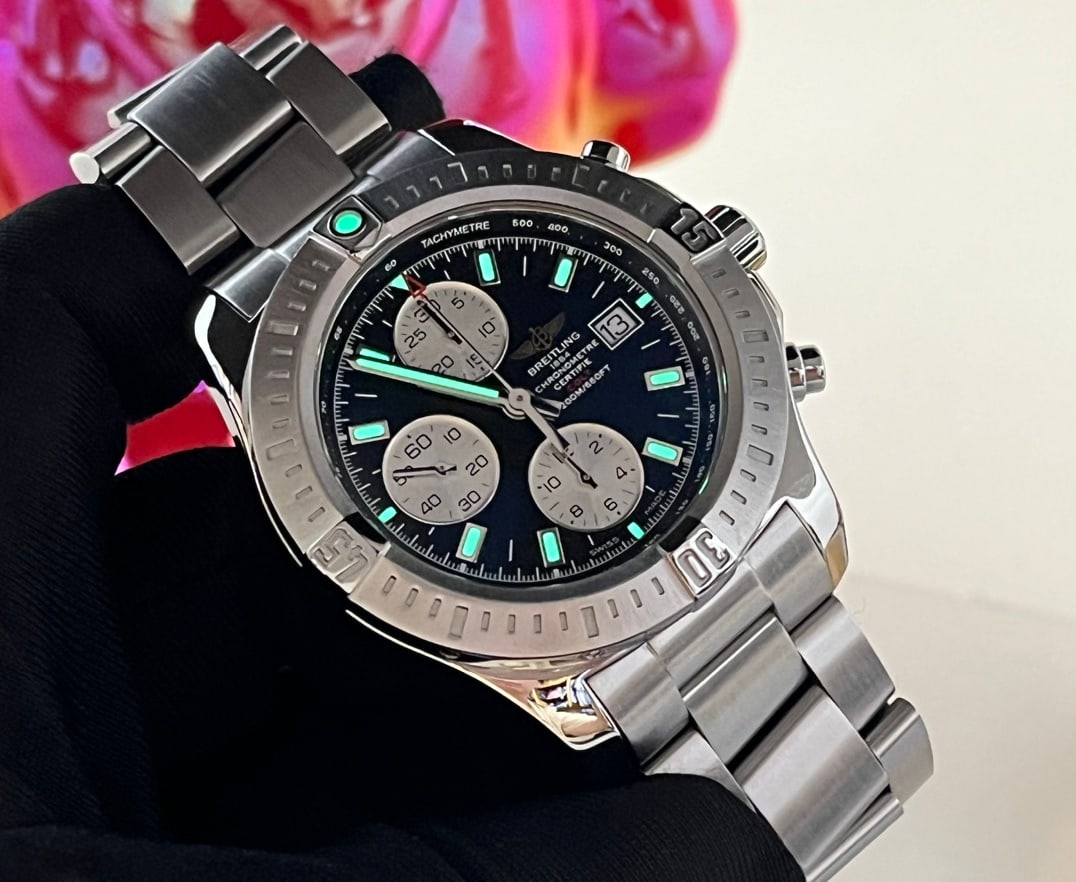 BREITLING PANDA DIAL WATCH - 2