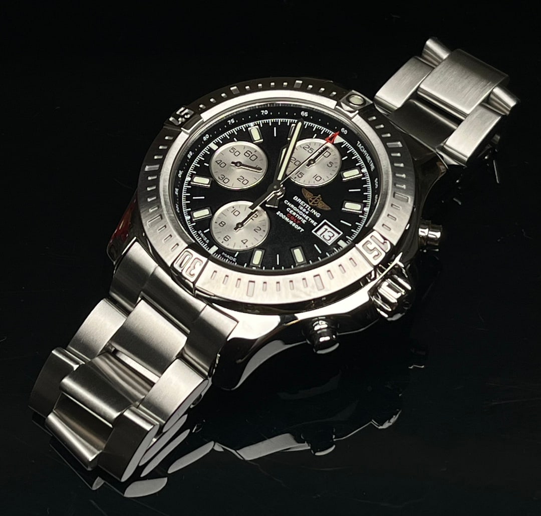 BREITLING PANDA DIAL WATCH - 3