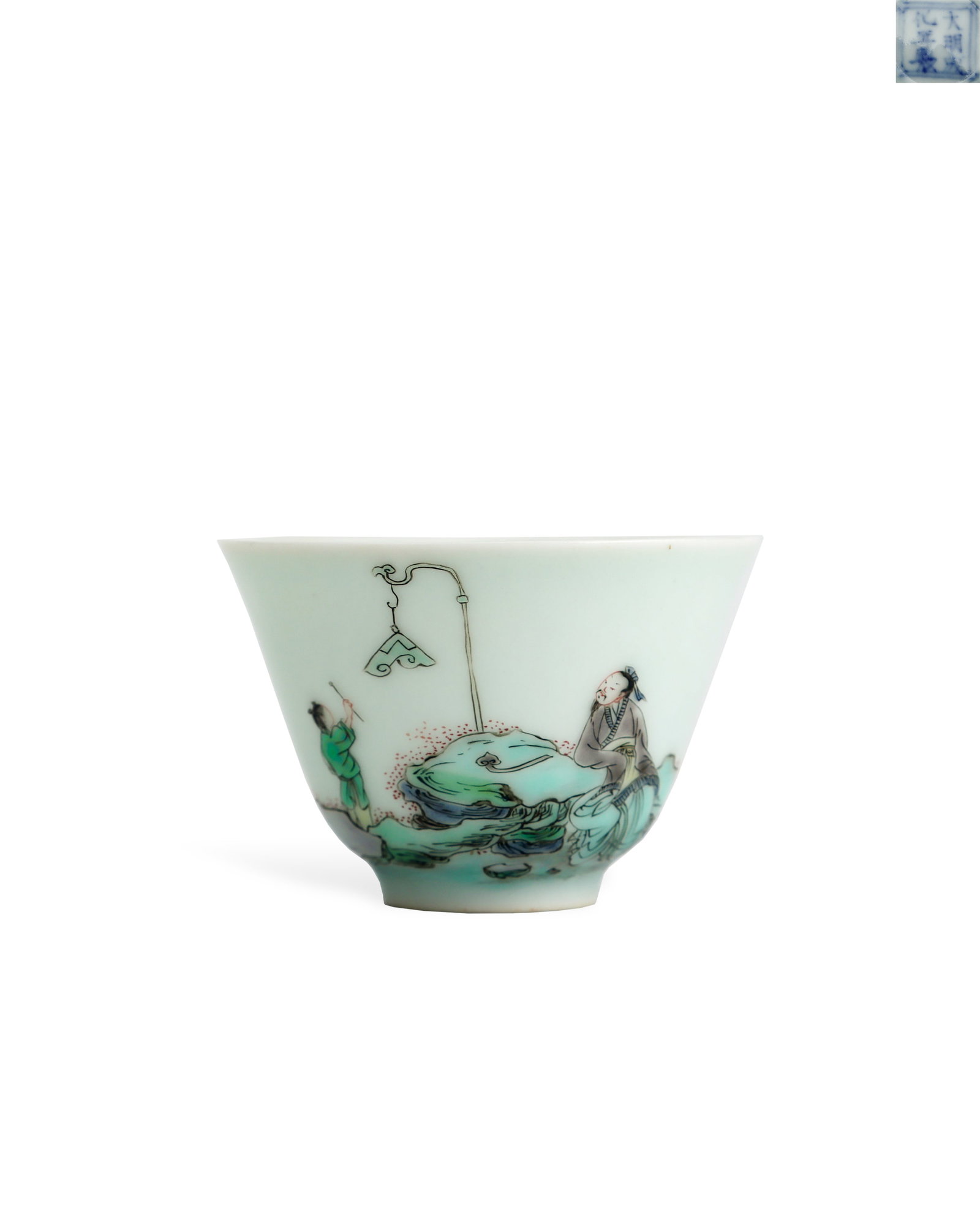 COLORED BELL CUPS FROM CHENGHUA, MING DYNASTY