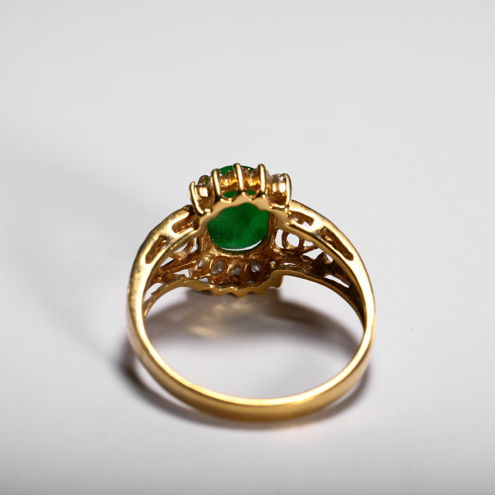 18K ICE JADE RING - 4