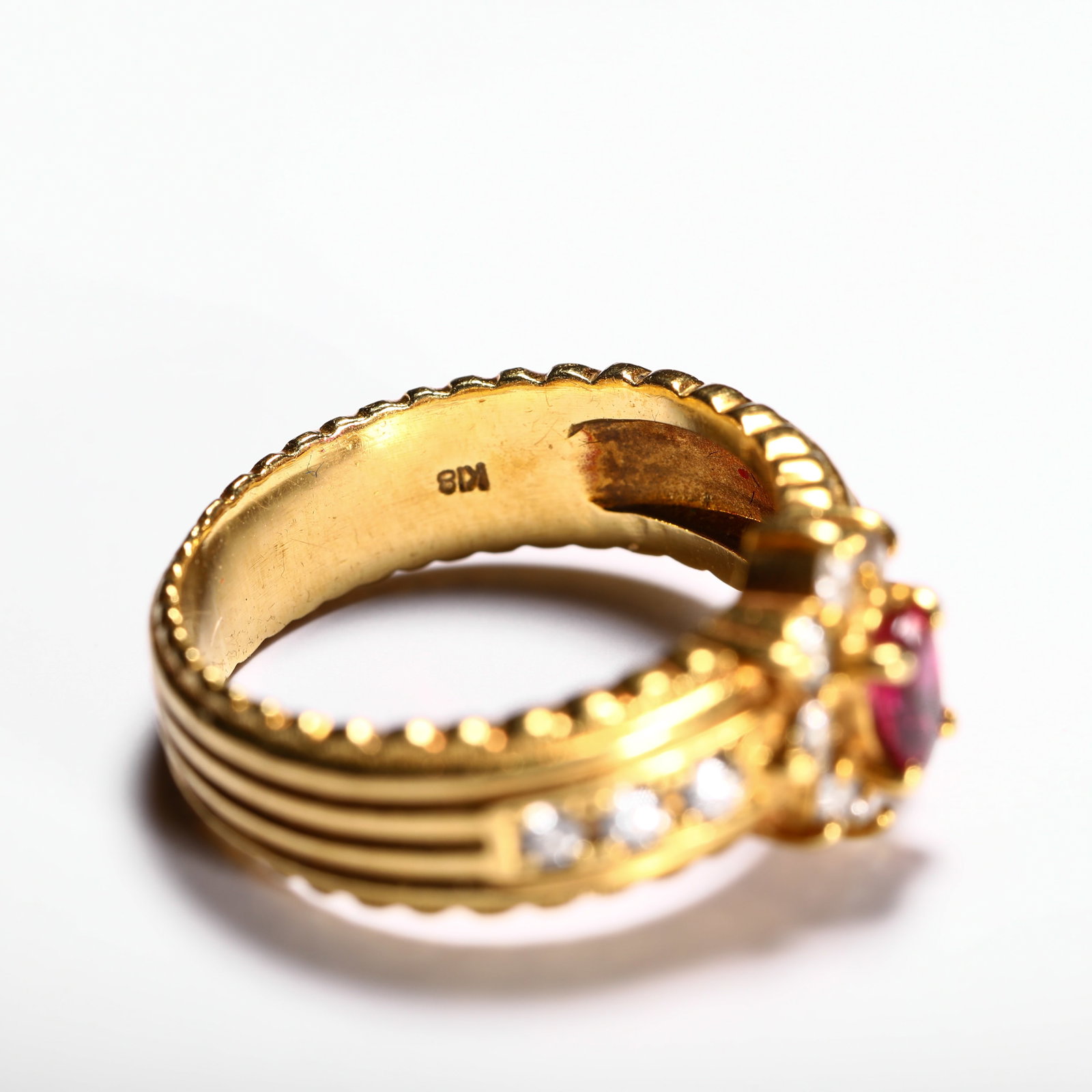 18K RUBY RING - 3