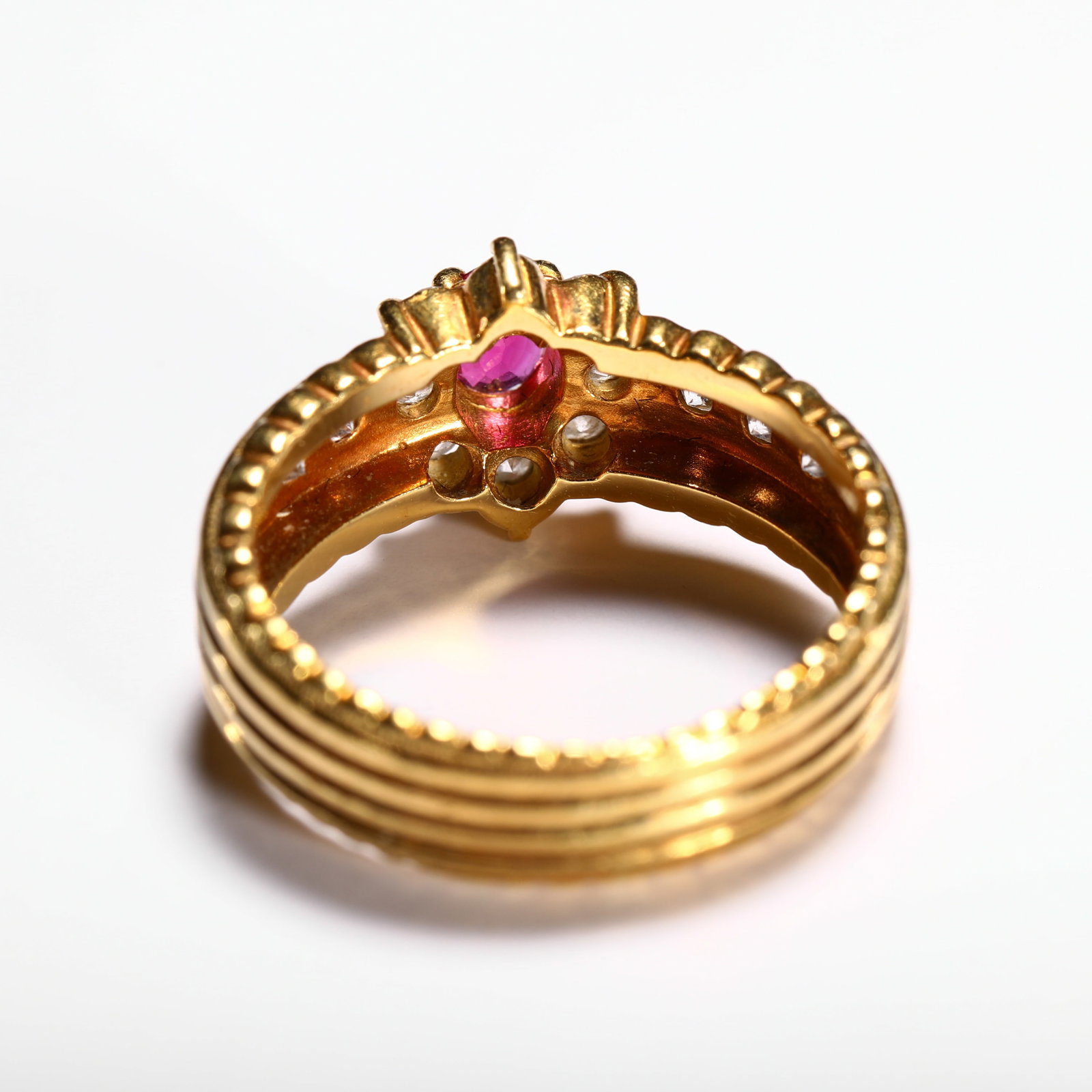 18K RUBY RING - 5