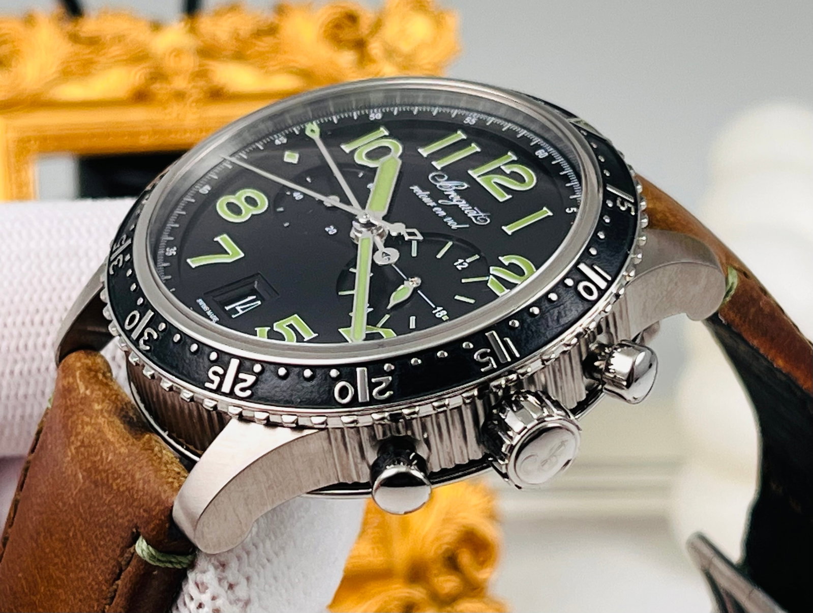 BREGUET TITANIUM CASE WATCH - 5