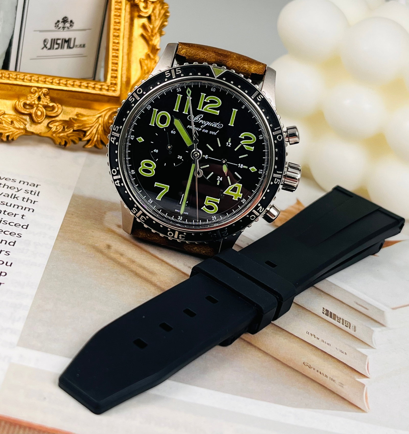 BREGUET TITANIUM CASE WATCH - 6
