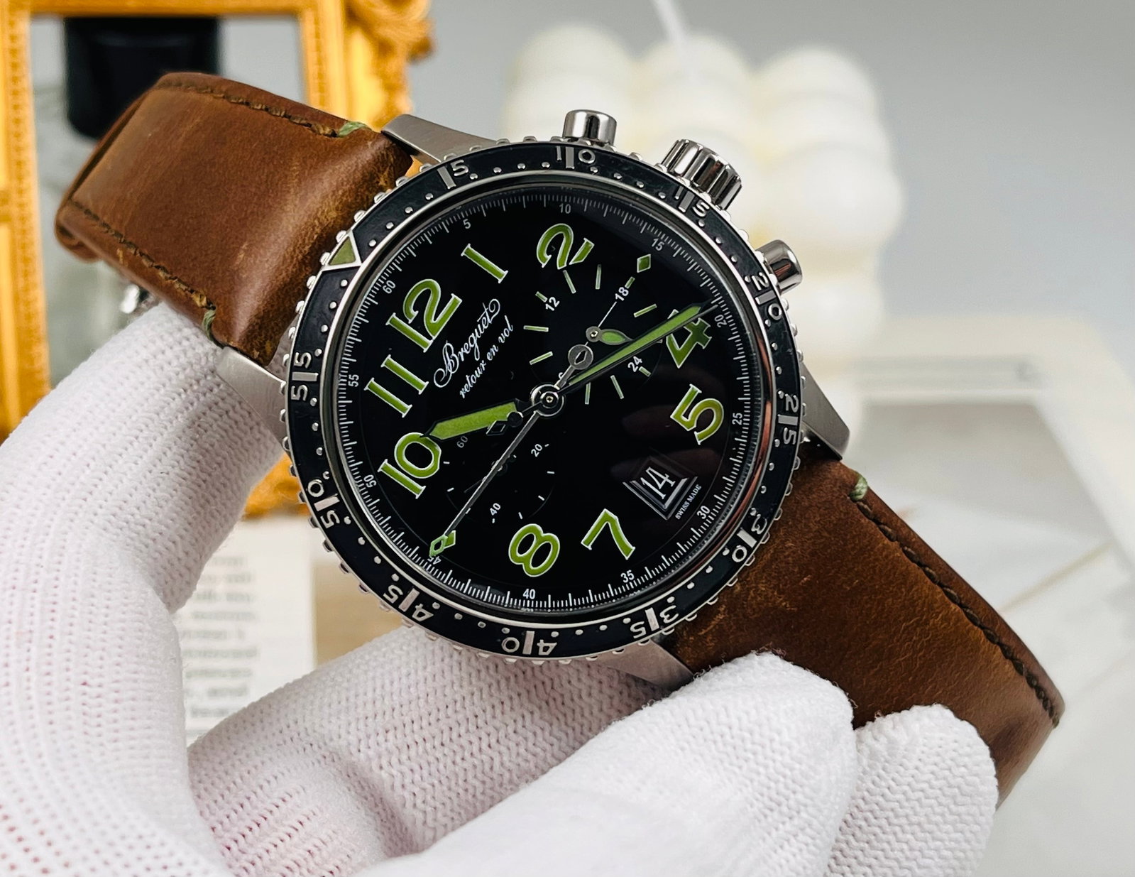 BREGUET TITANIUM CASE WATCH - 7