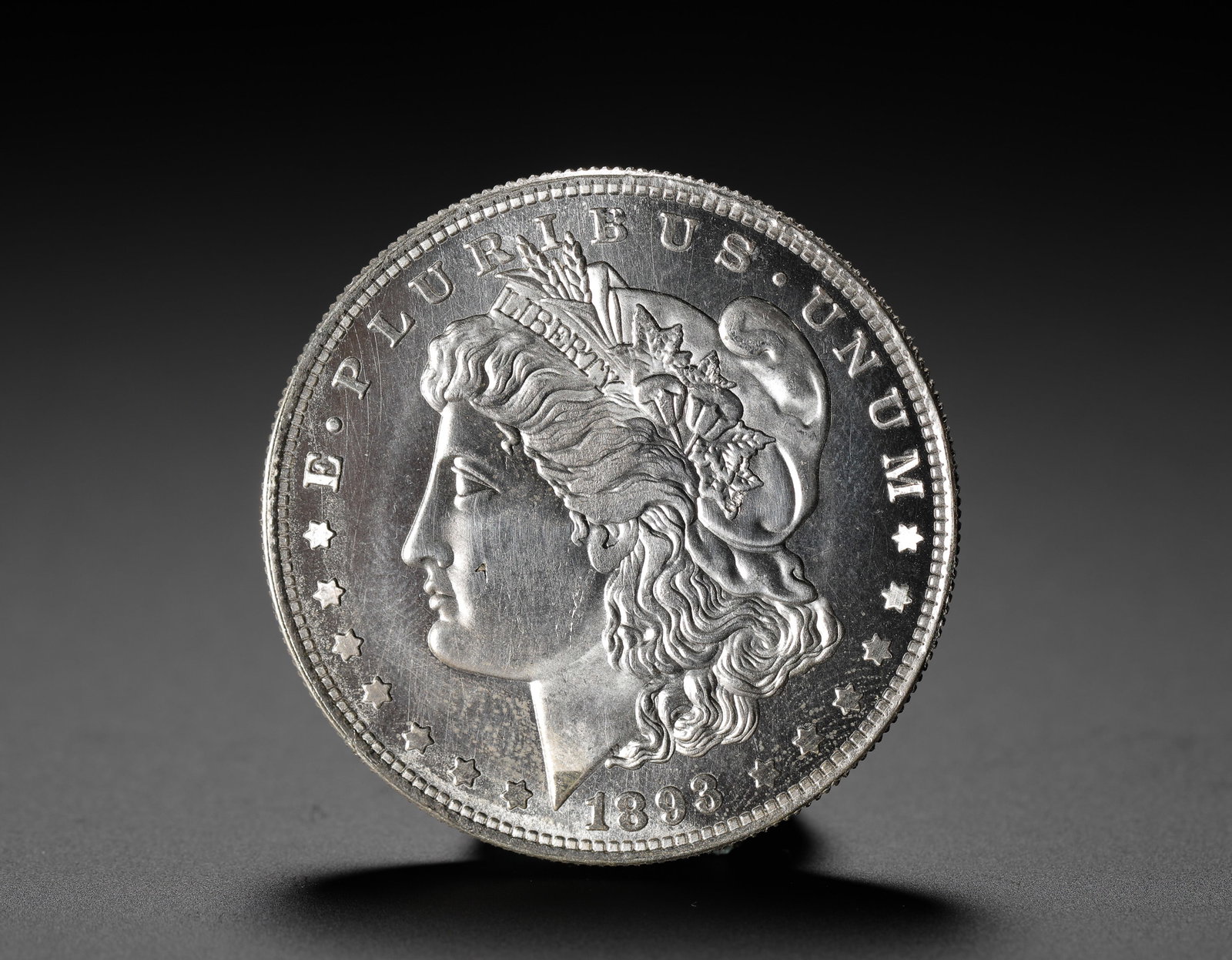U.S. MORGAN SILVER DOLLAR OF 1893 (1 of 8)