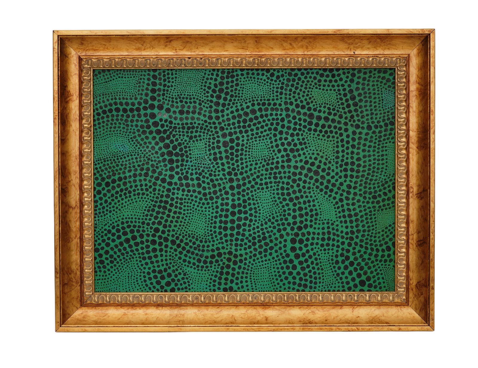 YAYOI KUSAMA (1929-2026) ,ATTRIBUTED TO,ACRYLIC ON CANVAS: Height:29cmWidth:39cmHeight:38cmWidth:48cm