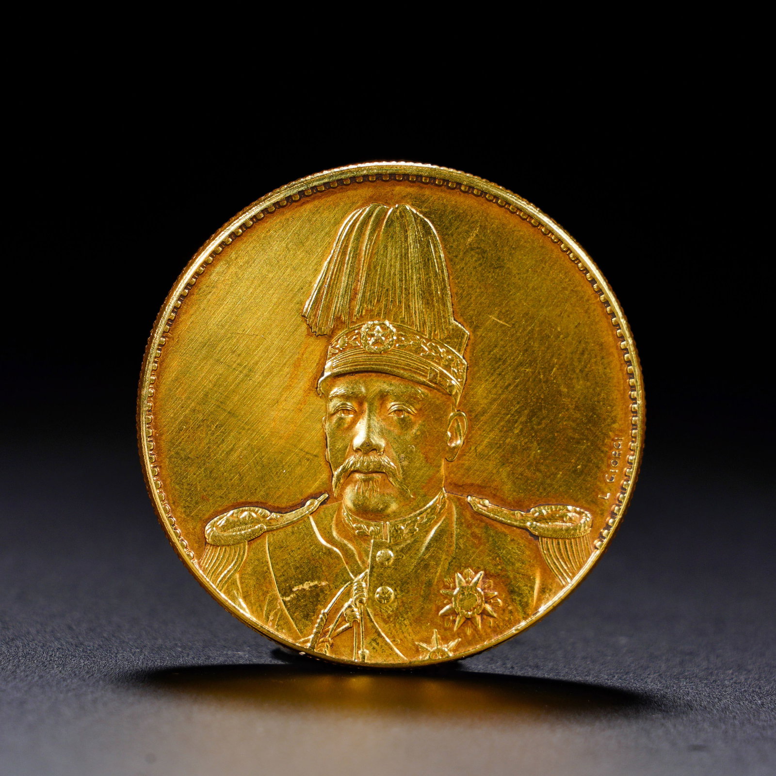 ANCIENT CHINESE GOLD COINS: Diameter:3.9cm (1.54in) , Weight:37g (0.082lb)