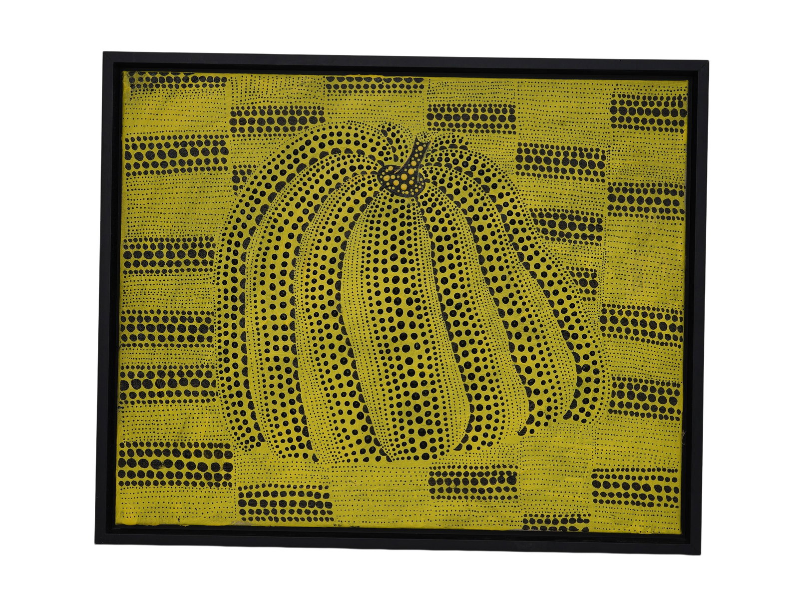 YAYOI KUSAMA (1929-2026) ,ATTRIBUTED TO,ACRYLIC ON CANVAS: Height:50cmWidth:40cmHeight:53cmWidth:43cm