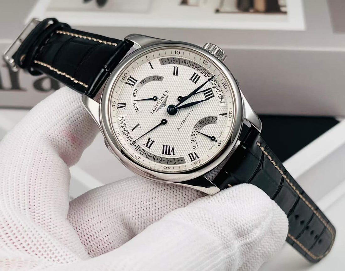 Longines Master Collection, Ref. L2.715.4.71.3, Men's Wrist-Watch: D:41mm